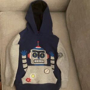 Mini Boden Robot Sweatshirt